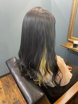 ユニコヘア(unico hair) コントラストインナーカラー