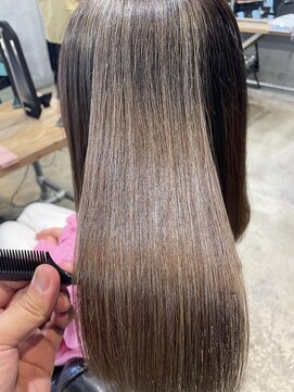 クル 立川店(CURU) アディクシーカラー+髪質改善トリートメント