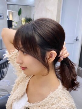 ロンドアヴァントゥス 池袋(Lond aventus) 韓国レイヤー/韓国風/ボブ/髪質改善/黒髪/ブリーチなし〔池袋〕