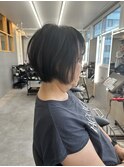 アラサーアラフォーウェット感ウルフカットエアリーショート