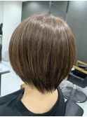 おさまり重視×ショートボブ