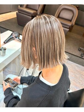 ブレンド 渋谷(BLend) 前髪アンブレラカラーこなれミディイメチェンウェーブパーマ