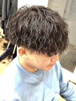 ヒビヲ(HIBIO) 横浜ツイストスパイラルパーマメンズマッシュシャドウパーマ30代