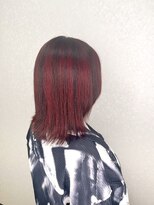 美容室 ハルミ ヘア リゾート 川口店(Harumi Hair Resort) 前髪/アンブレラカラー/こなれミディ/イメチェン/ウェーブパーマ