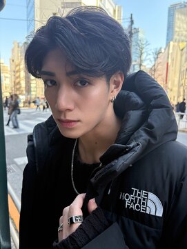 ユーフォリア 渋谷グランデ(Euphoria SHIBUYA GRANDE) 毛流れカット/ニュアンスパーマ/韓国メンズ