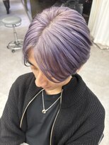 ユーフォリア 渋谷グランデ(Euphoria SHIBUYA GRANDE)&nbsp;ラベンダーカラー メンズ毛流れ ミディアム