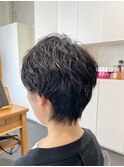 大人カジュアルショート　パーマスタイル　夏目サトル
