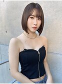 チェリーブラウンホワイトグレージュ顔型別ヘアスタイル特集