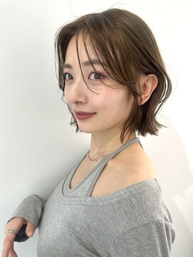 ミンクスオーバー(MINX OVER) 【ボブ】結べるボブ/ミニウルフ/チェリーブラウン/美髪