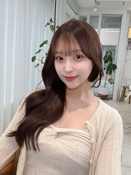 レイリー 原宿 表参道(Rayreee) 大人かわいい韓国巻き/透明感ベージュカラー/似合わせ顔周り