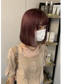 深みのある暖色カラー☆ボルドーカラー