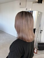 レアル 心斎橋 大阪(REAL)&nbsp;全頭ブリーチで作るシャドールーツ