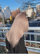 イオ(IO)&nbsp;ミルクティーベージュ　長野/長野駅前/長野ブリーチカラー/