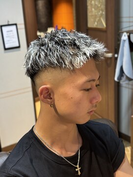 メンズサロン グラン(Men's Salon GRAN) ホワイトハイライト/ジェット《盛岡ハイライト》