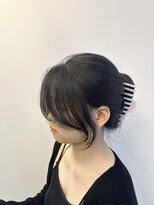 リー 四ツ橋(Lee)&nbsp;顔まわりレイヤー/前髪カット/韓国前髪