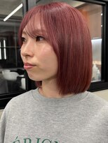 ニコ トウキョウ 渋谷(nico TOKYO)&nbsp;チェリーレッドダブルカラーピンクハイトーン韓国レイヤー