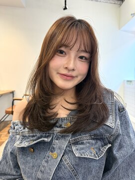 マルケ ドゥ マッシュ(MaruQuee de mashu) バタフライカット/ミディアムレイヤー/ダークブラウン/レイヤー