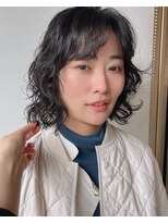 モリオフロムロンドン 原宿本店(morio from London) 【morio原宿】ドライパーマ 外国人風ショート ニュアンスボブ