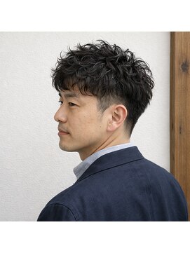 スープレックス ヘアーデザイン(SOUPREX HAIR DESIGN) 大人メンズツーブロックくせ毛風パーマ　20代 30代 40代 50代
