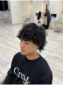 ウルフマッシュ×無造作シャドウパーマ【Lond伊藤メンズ】