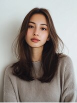 ラ ブーケ 大垣店(La Bouquet)&nbsp;ダークパープル/ナチュラルショート/ミルクブラウン/夏/大垣