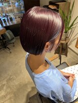 へアサロンアンドカフェガーデン(hair salon&cafe GARDEN)&nbsp;ブリーチありカラー/カシスレッド