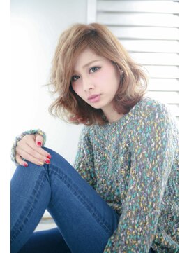 エール(a:le) 甘辛MIX ウェービーミディ