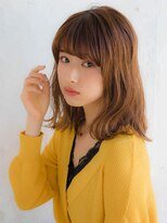 ルティア(Lutia) 厚めバング ナチュラルブラウン