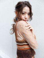 ラックスビー スカイ 大阪梅田店(LUXBE SKY)&nbsp;ニュアンス編みおろしアレンジ【LUXBE梅田店】