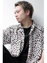 アイリーヘアデザイン(IRIE HAIR DESIGN) 【IRIE HAIR赤坂】ハイトーン×ワイルドアップバング×短髪