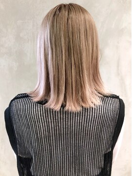 アイティー バイ アルバム 中野店(IT by ALBUM) ピンクベージュボブ_スリークボブ厚めバングローライト_ba286481