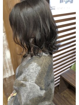 バンビ プライベート サロン(Bambi private salon) アッシュグレージュ＊ふんわりボブ＊Bambi松平愛