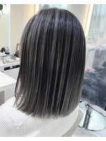 アッシュ 大宮店(Ash)&nbsp;ホワイトシルバー髪質改善バレイヤージュ
