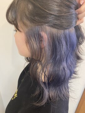 ヘアーゾーン ハチマルハチ 登戸駅前店(Hair Zone 808) 韓国風インナーカラー