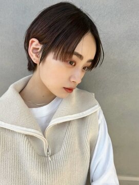 ベイルーム(BAYROOM by HONEY omotesando) 【BAYROOM】スマートマッシュハンサムショート×ソフトグレイ