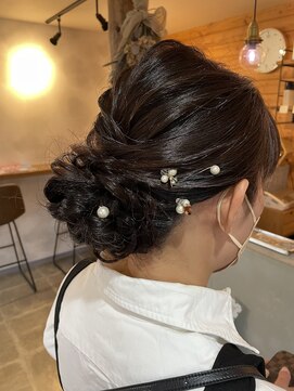 ビスクヘアデザイン(bisq hair design) ふわふわ アップスタイル