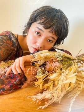 テトヘアー(teto hair) 伸ばしかけ　ショートウルフ　ショートパーマ