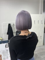 コード 四条河原町駅店(CHORD)&nbsp;京都河原町/美容室/ハイトーンボブ/パープル/髪質改善カラー