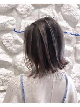 モアナ バイ ヘッドライト大宮店(Moana by HEADLIGHT) Moana【大宮】#バレイヤージュ#ボブ#ベージュカラー