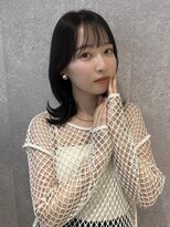 アース 三軒茶屋店(HAIR&MAKE EARTH) 三軒茶屋_レディース_セミロング_韓国巻き_エギョモリ_コテ巻き