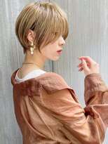 大人可愛い小顔ひし形クビレ丸みボブ20代30代大人ショート
