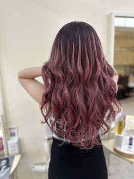 クラナ(clana) ピンク バレイヤージュ