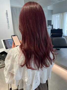 ガリカ 渋谷(Gallica) 【小岩井美希】ブリーチなしダブルカラー/ピンクベージュ