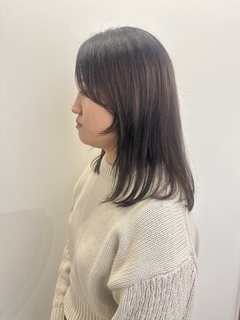 ゼンドットカラスマ(Zen.karasuma) 地毛風ストレート×い色素改善カラー