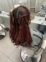 ピークヘア(PEAK HAIR)&nbsp;ヘアメ ☆ ヘアセット/量産型ヘアメ/あみかちゅリボンヘアメ
