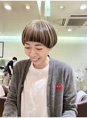 ショートにもマッチするアンブレラカラー