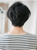 アッシュブラックで好感度◎アンニュイこなれヘアW南越谷