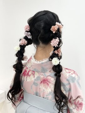 アールプラスヘアサロン(ar+ hair salon) 袴着付け♪ヘアセット