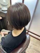 ライフ 住道店(Lyfe)&nbsp;ダークアッシュレイヤーカットショート_くびれショート前髪_232