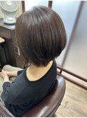 ダークアッシュレイヤーカットショート_くびれショート前髪_232